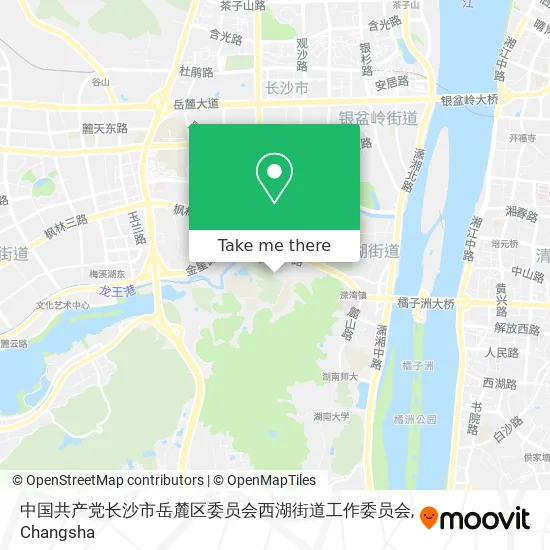 中国共产党长沙市岳麓区委员会西湖街道工作委员会 map