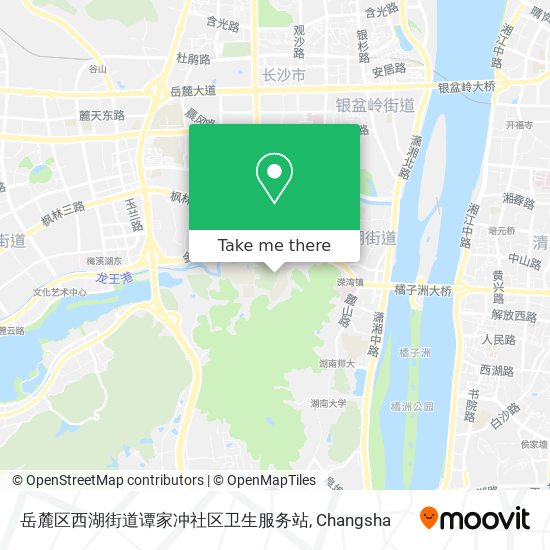 岳麓区西湖街道谭家冲社区卫生服务站 map