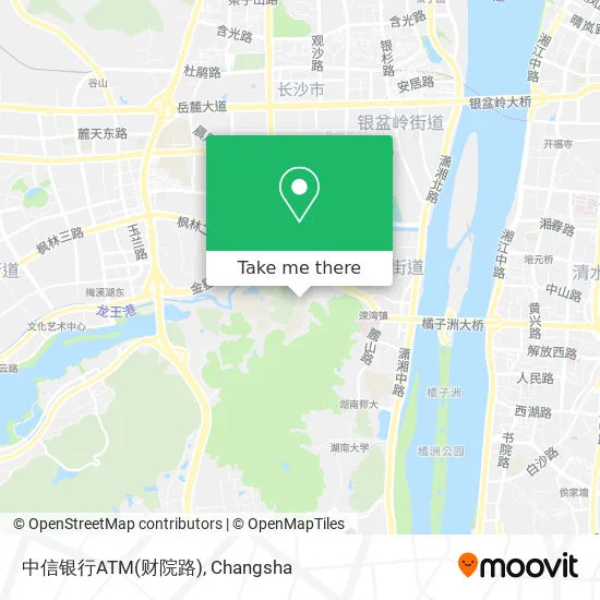 中信银行ATM(财院路) map