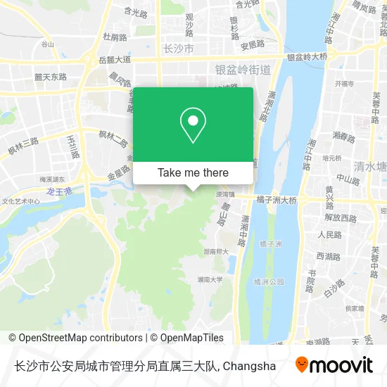 长沙市公安局城市管理分局直属三大队 map