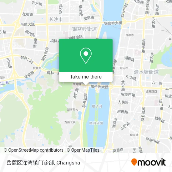 岳麓区溁湾镇门诊部 map