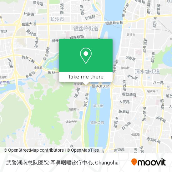 武警湖南总队医院-耳鼻咽喉诊疗中心 map