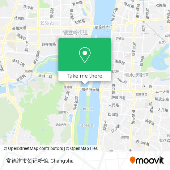 常德津市贺记粉馆 map