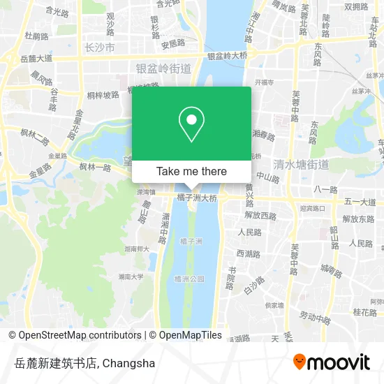 岳麓新建筑书店 map