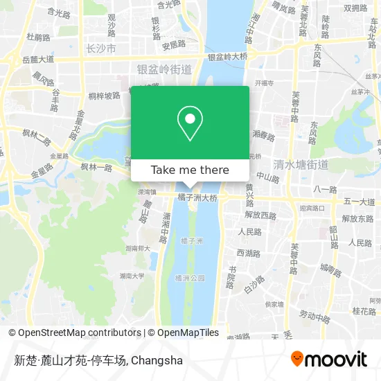 新楚·麓山才苑-停车场 map