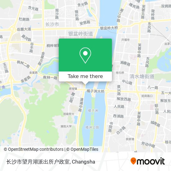 长沙市望月湖派出所户政室 map