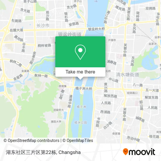 湖东社区三片区第22栋 map