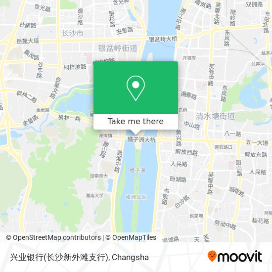 兴业银行(长沙新外滩支行) map