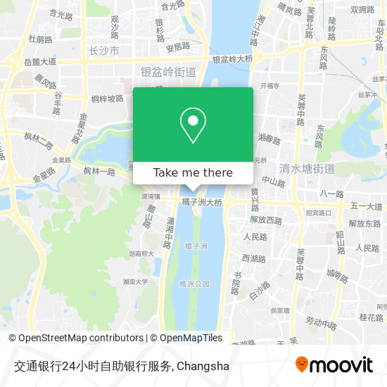 交通银行24小时自助银行服务 map