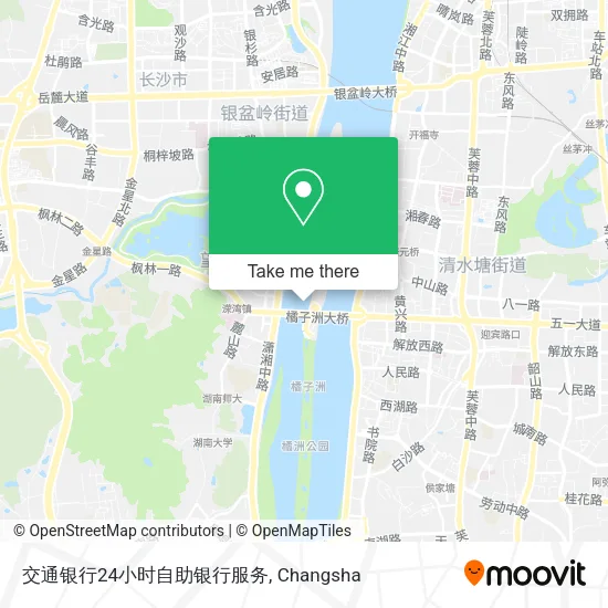 交通银行24小时自助银行服务 map