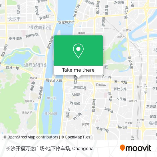 长沙开福万达广场-地下停车场 map
