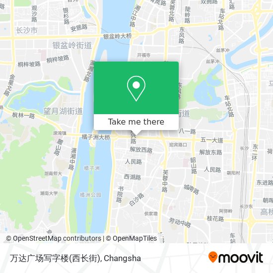 万达广场写字楼(西长街) map
