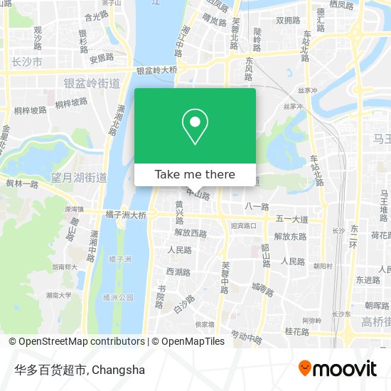 华多百货超市 map