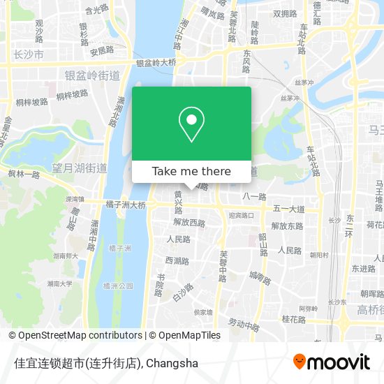 佳宜连锁超市(连升街店) map