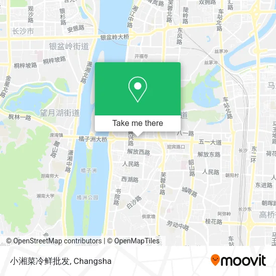 小湘菜冷鲜批发 map