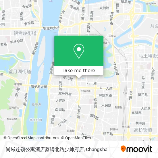 尚域连锁公寓酒店蔡锷北路少帅府店 map