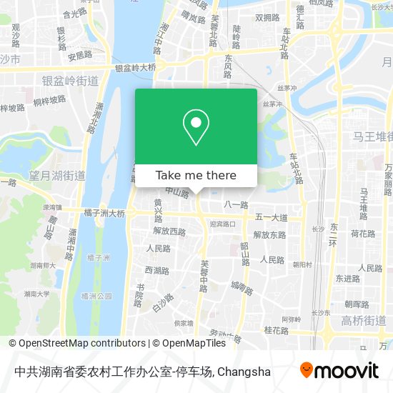 中共湖南省委农村工作办公室-停车场 map