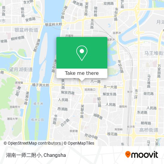 湖南一师二附小 map