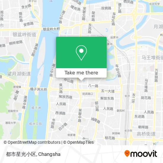 都市星光小区 map
