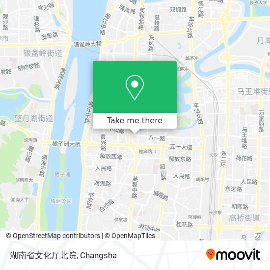 湖南省文化厅北院 map