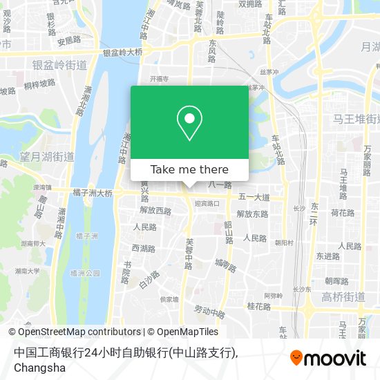 中国工商银行24小时自助银行(中山路支行) map