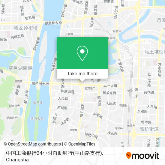 中国工商银行24小时自助银行(中山路支行) map