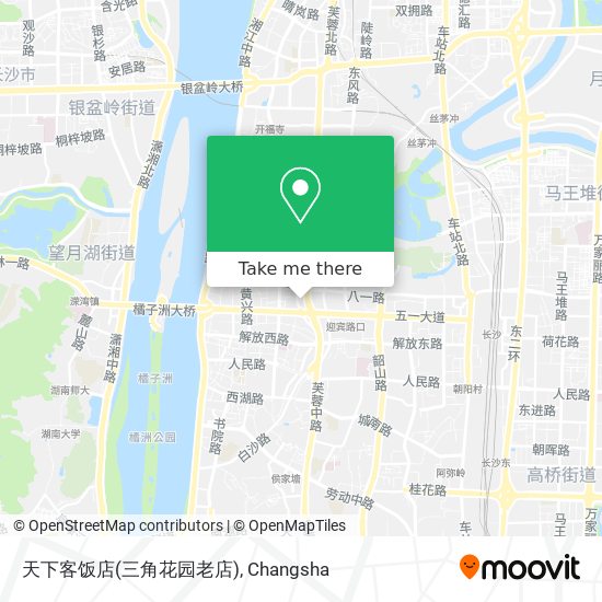 天下客饭店(三角花园老店) map