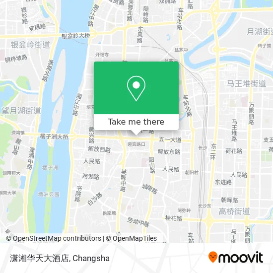 潇湘华天大酒店 map