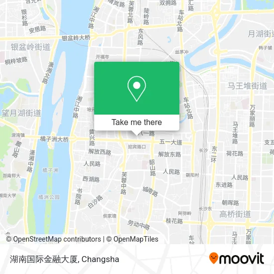 湖南国际金融大厦 map