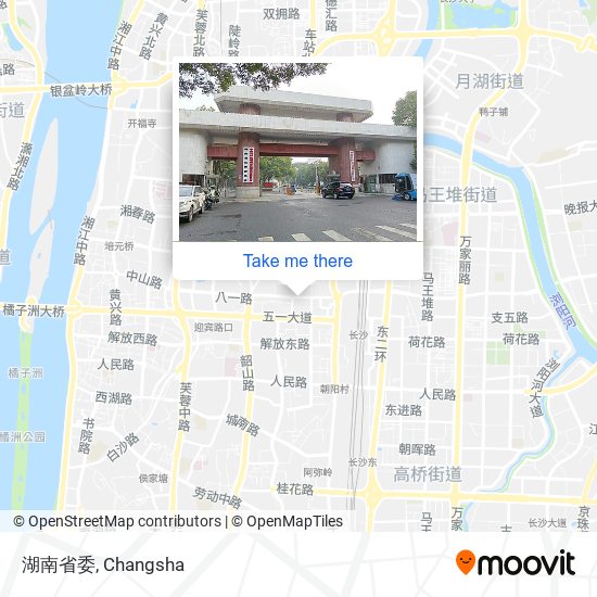 湖南省委 map