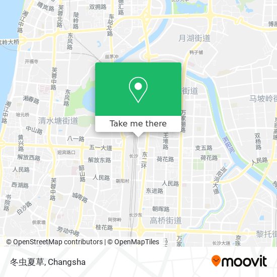 冬虫夏草 map