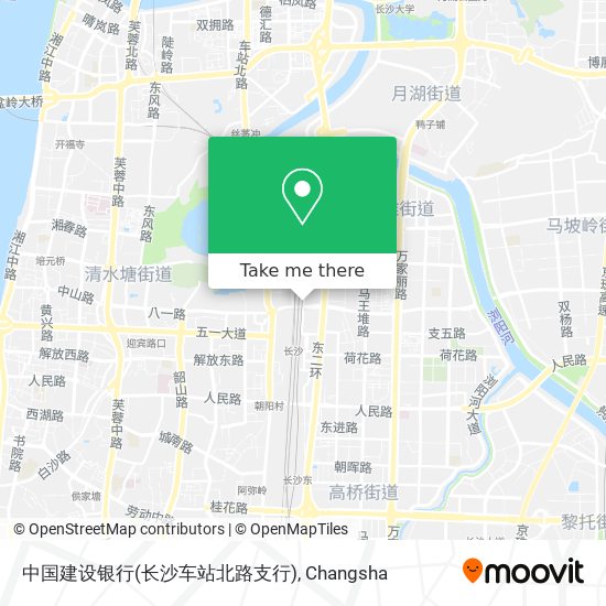 中国建设银行(长沙车站北路支行) map