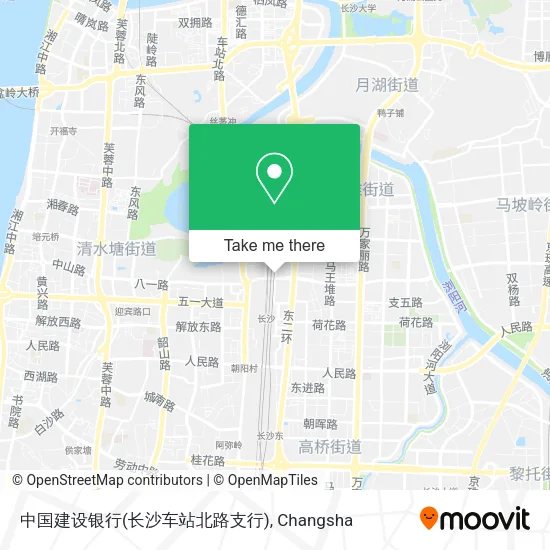 中国建设银行(长沙车站北路支行) map