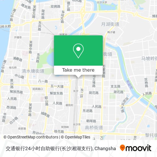 交通银行24小时自助银行(长沙湘湖支行) map