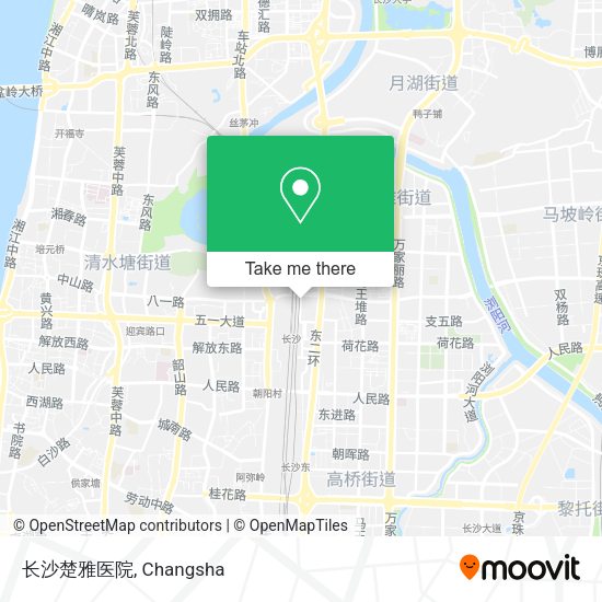长沙楚雅医院 map