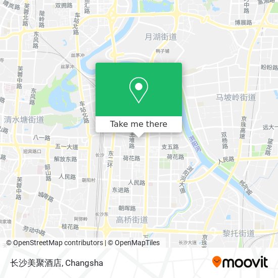 长沙美聚酒店 map