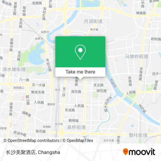 长沙美聚酒店 map