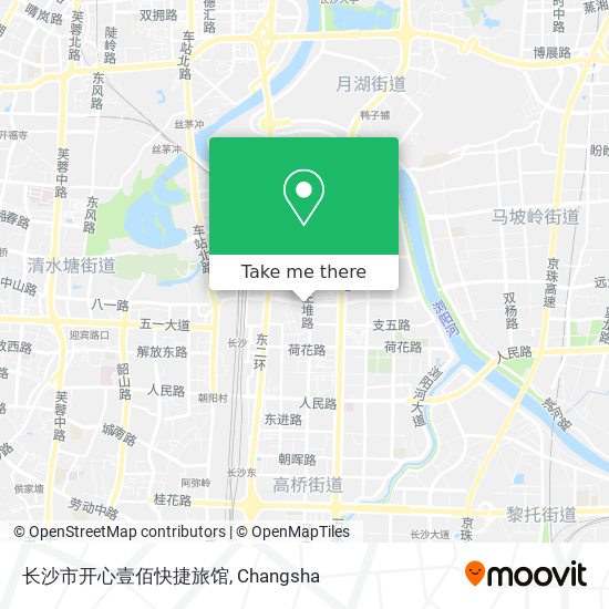 长沙市开心壹佰快捷旅馆 map