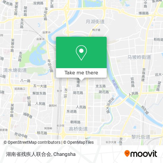 湖南省残疾人联合会 map