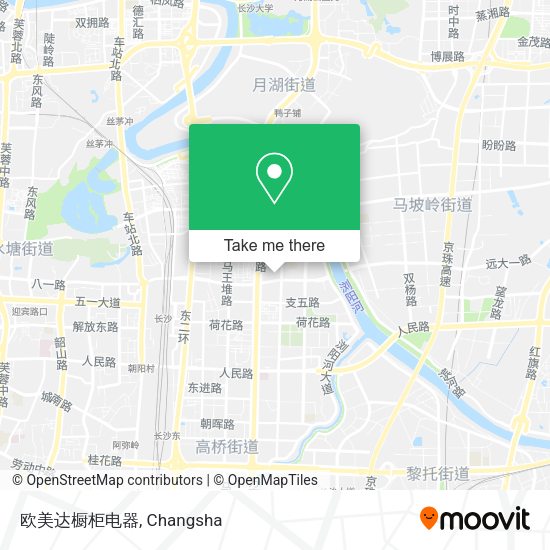 欧美达橱柜电器 map