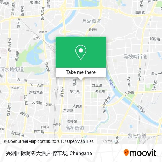 兴湘国际商务大酒店-停车场 map