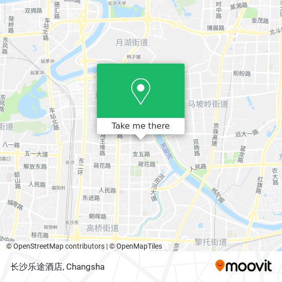 长沙乐途酒店 map