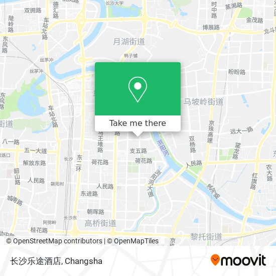长沙乐途酒店 map