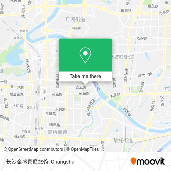 长沙金盛家庭旅馆 map
