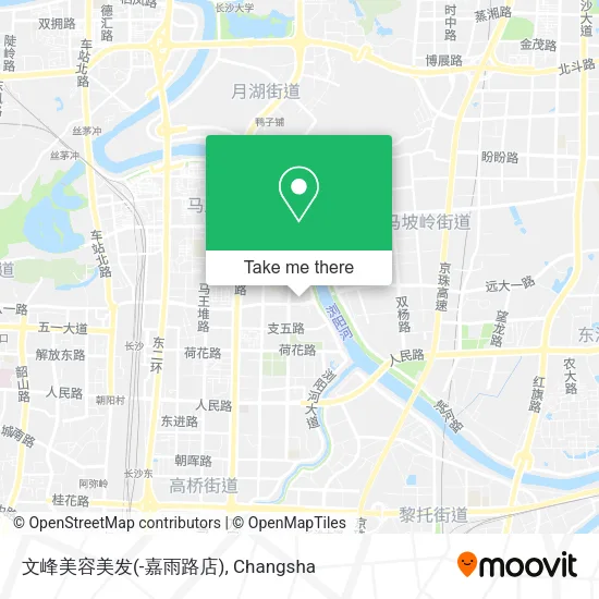 文峰美容美发(-嘉雨路店) map