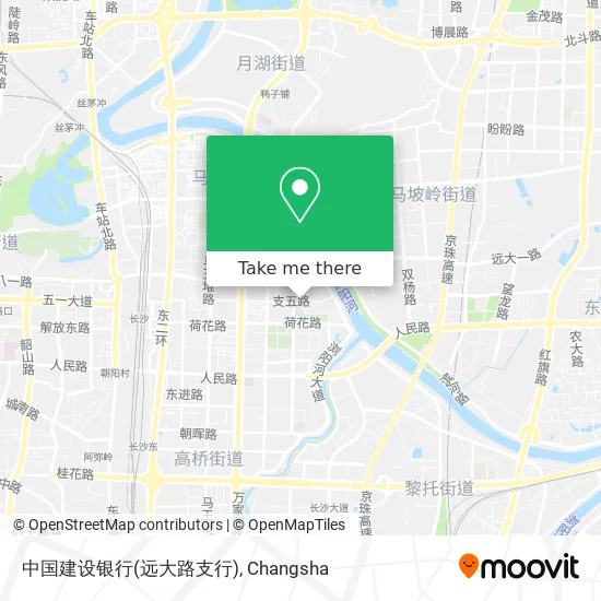 中国建设银行(远大路支行) map