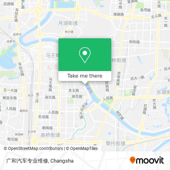 广和汽车专业维修 map