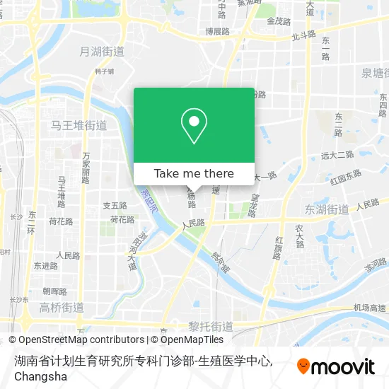 湖南省计划生育研究所专科门诊部-生殖医学中心 map