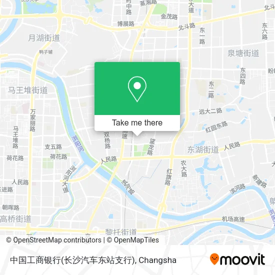 中国工商银行(长沙汽车东站支行) map