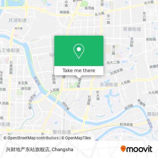 兴财地产东站旗舰店 map